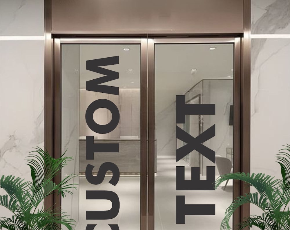 Custom Window Decal for Business Signage